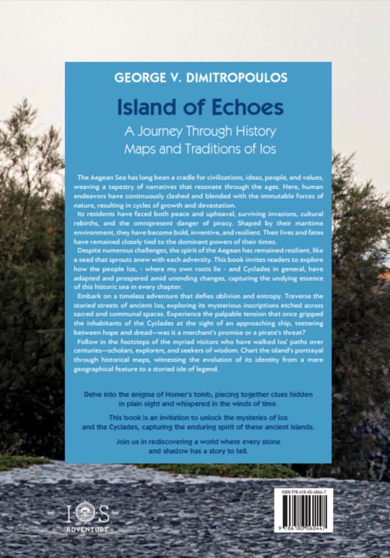 Island of Echoes — back cover